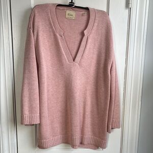 Elie Tahari Women's Blush V-Neck Sweater